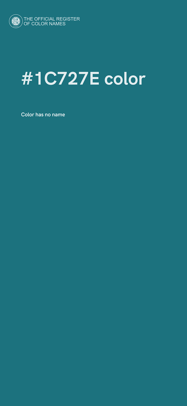 #1C727E color image