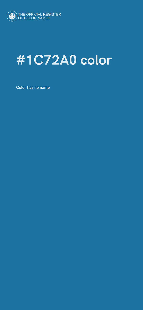 #1C72A0 color image