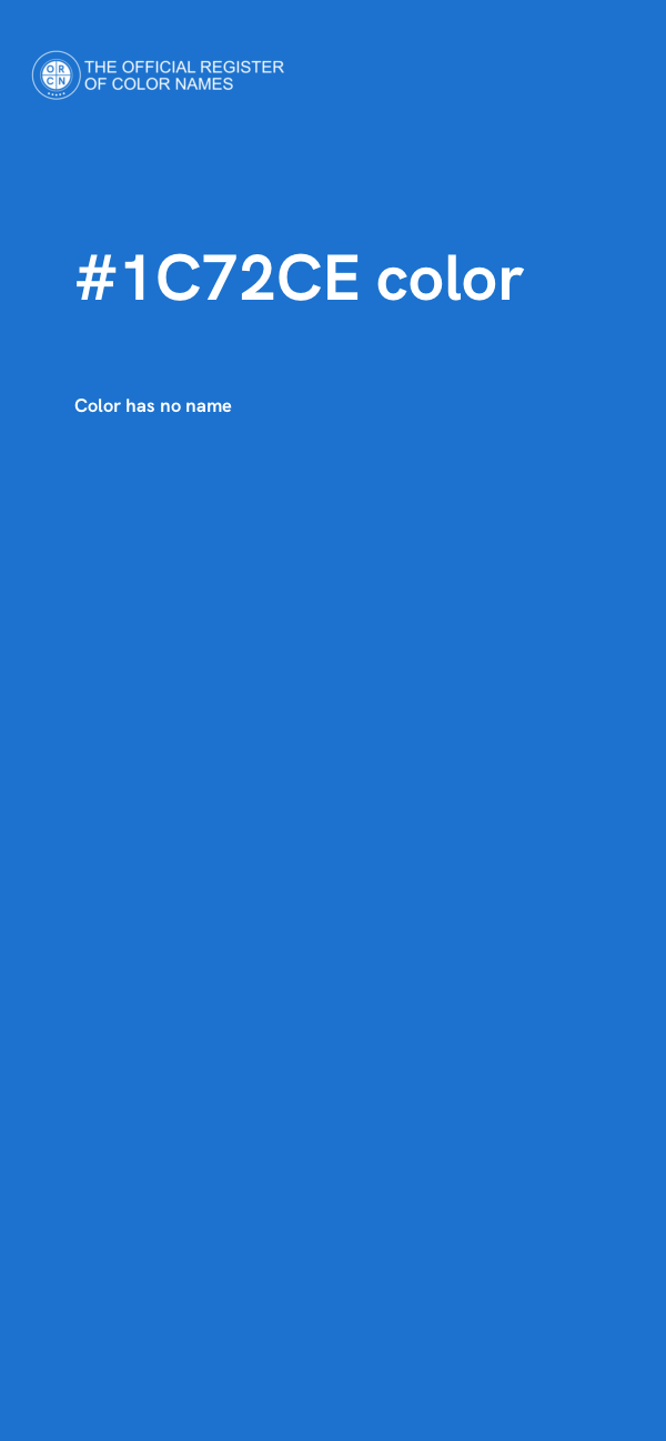 #1C72CE color image