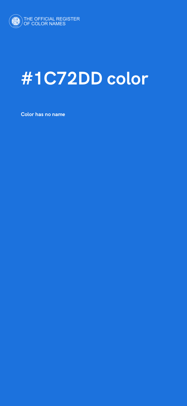 #1C72DD color image