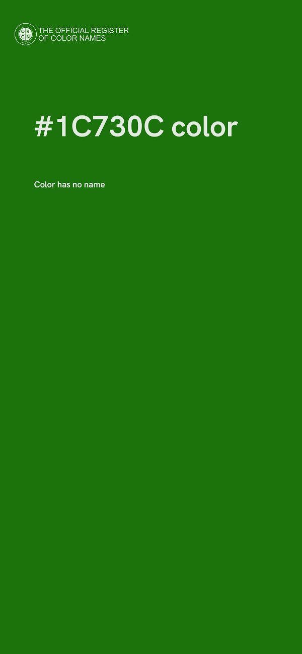#1C730C color image