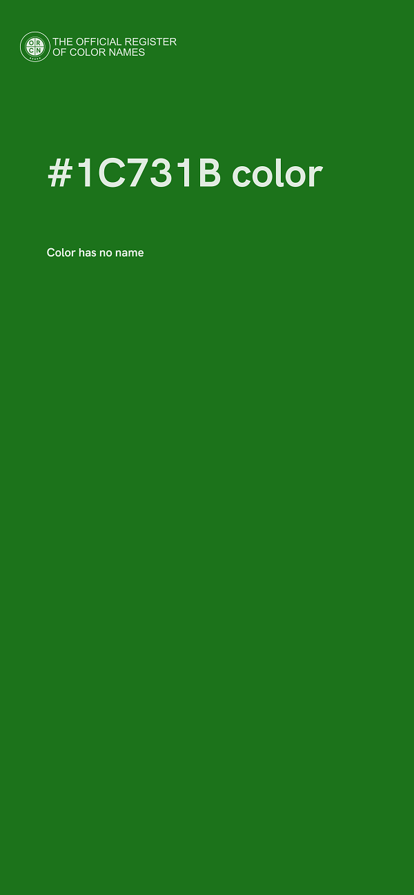 #1C731B color image