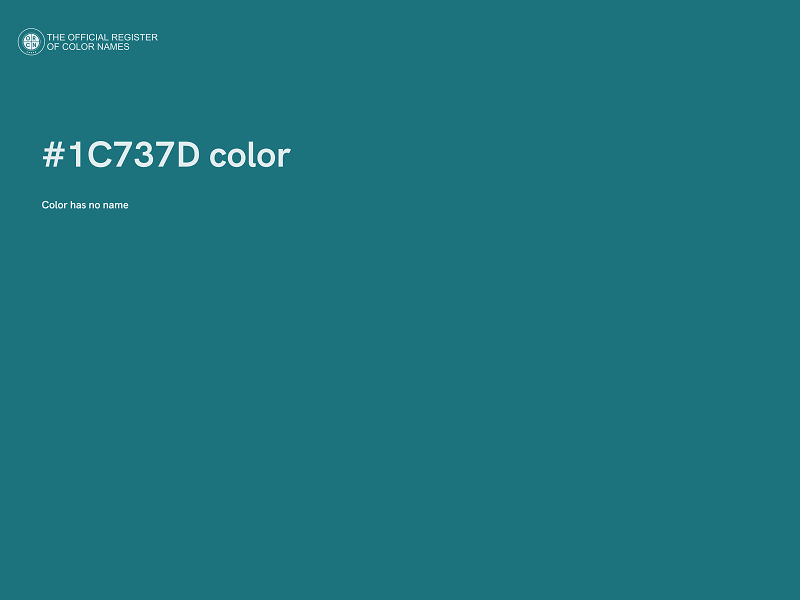#1C737D color image