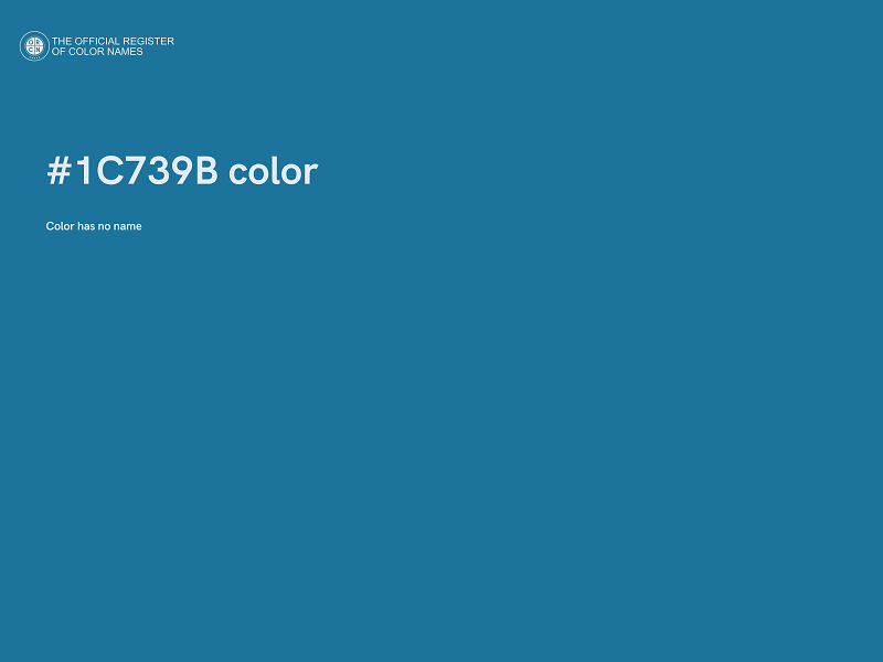 #1C739B color image