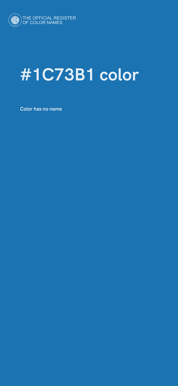 #1C73B1 color image