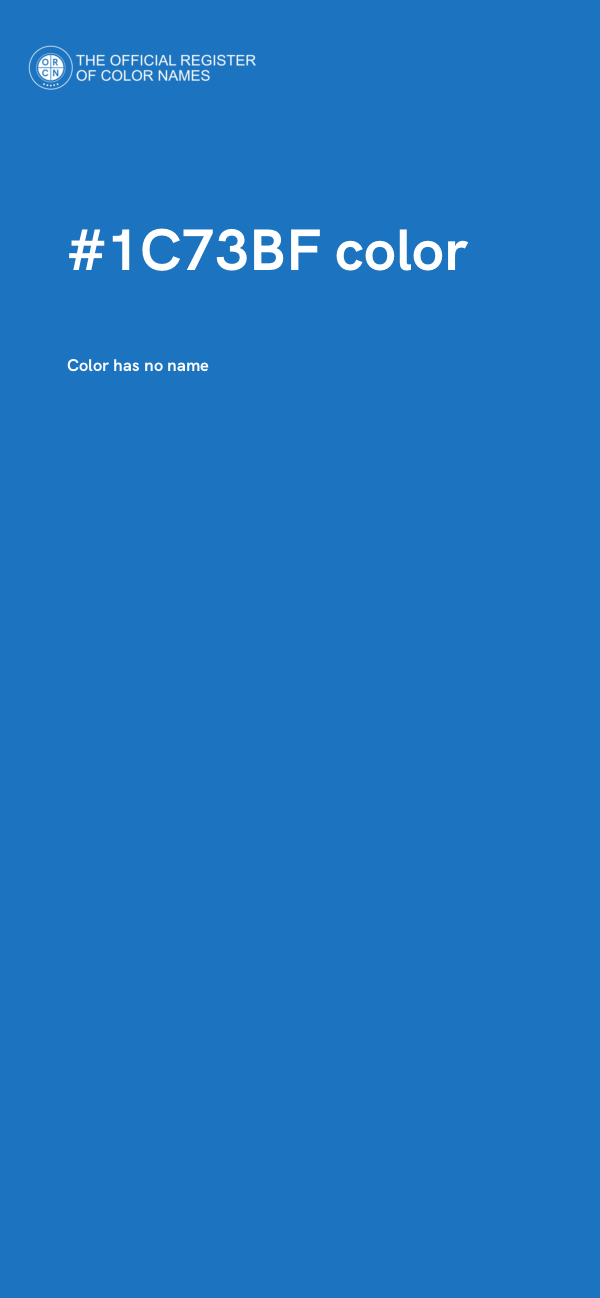 #1C73BF color image