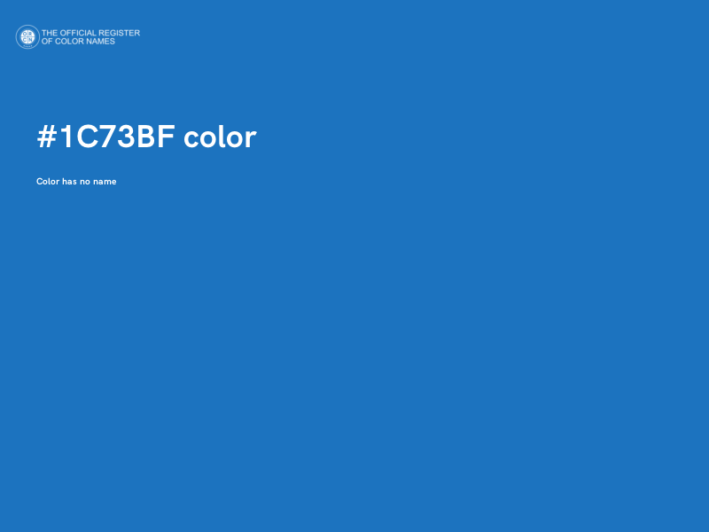 #1C73BF color image