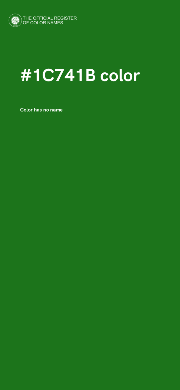 #1C741B color image