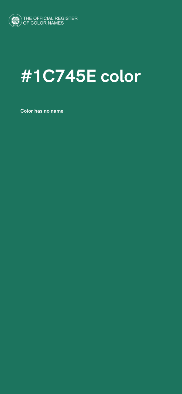 #1C745E color image
