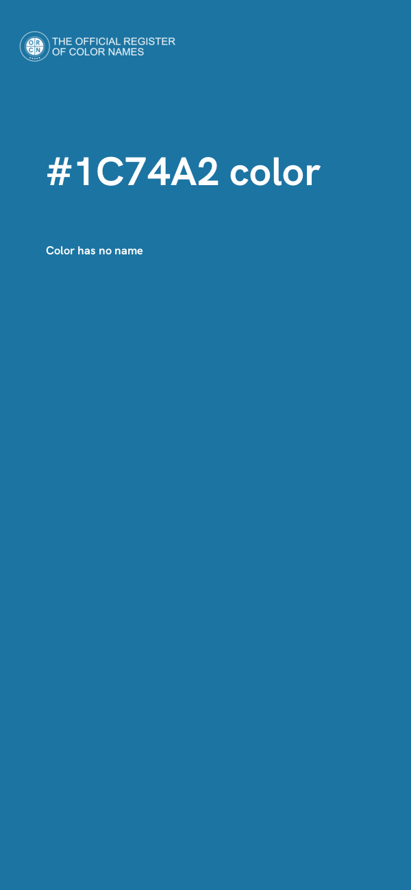 #1C74A2 color image