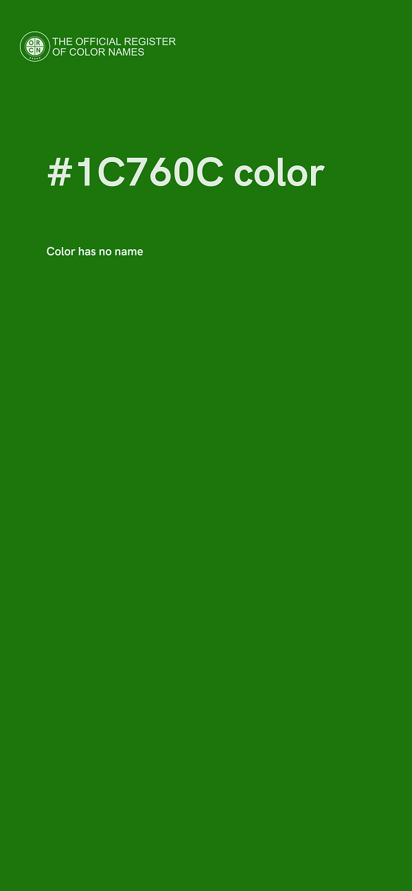 #1C760C color image