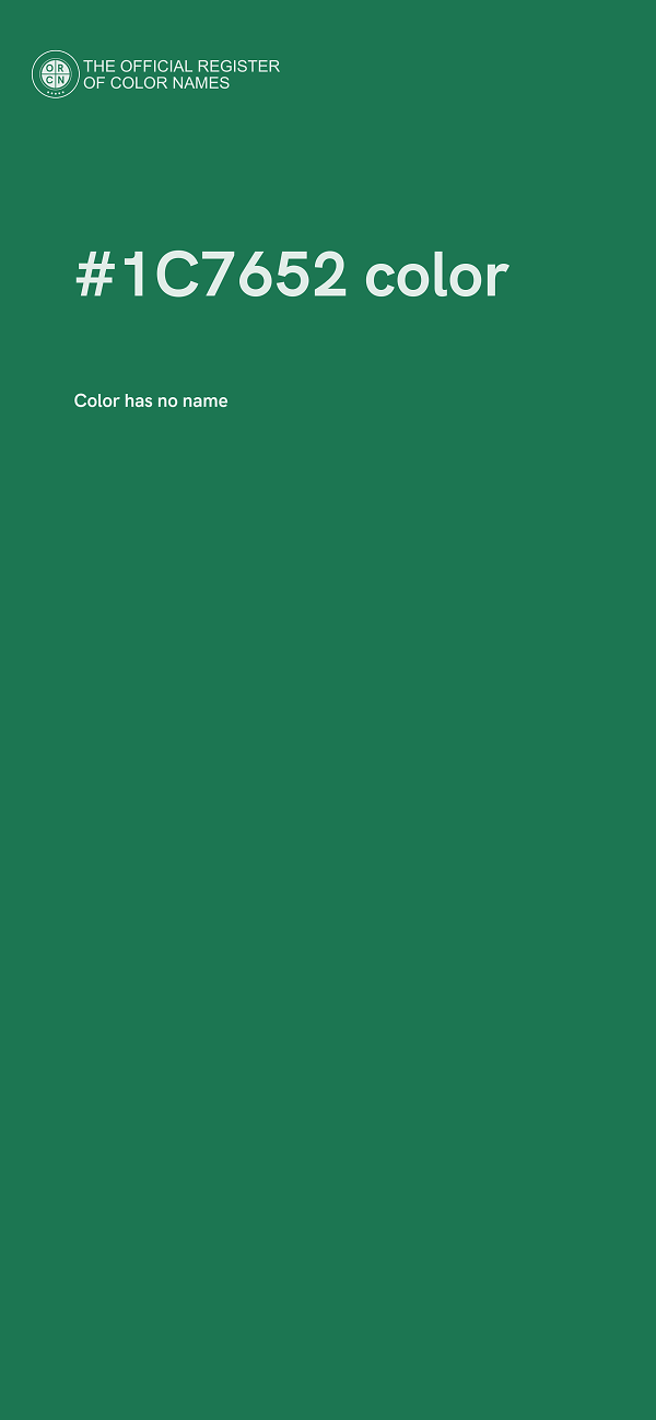 #1C7652 color image