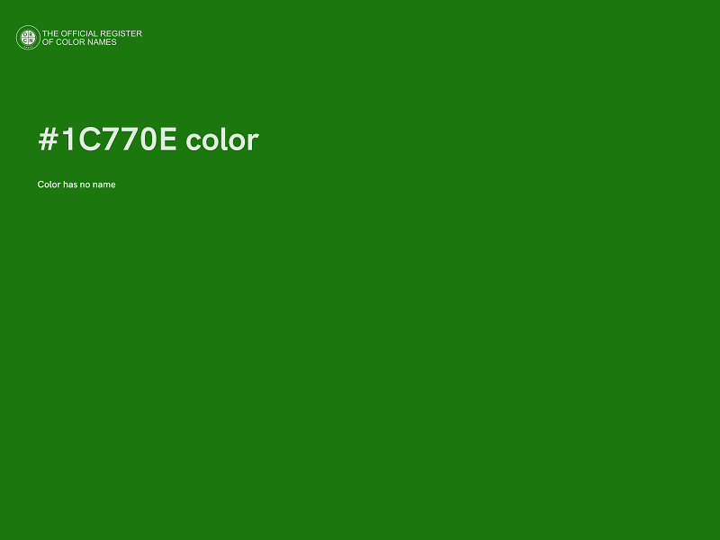 #1C770E color image