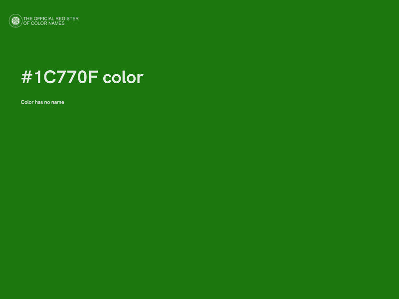 #1C770F color image