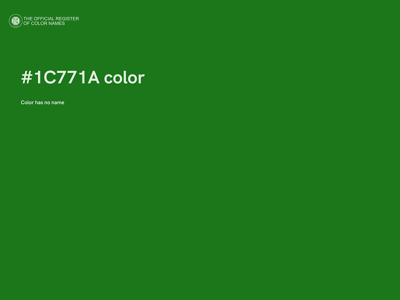 #1C771A color image