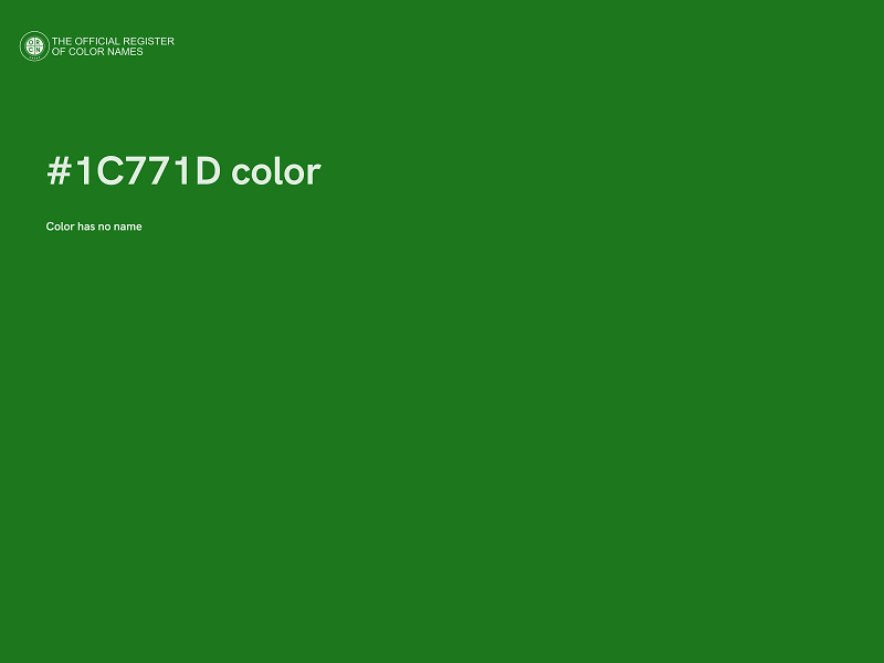 #1C771D color image