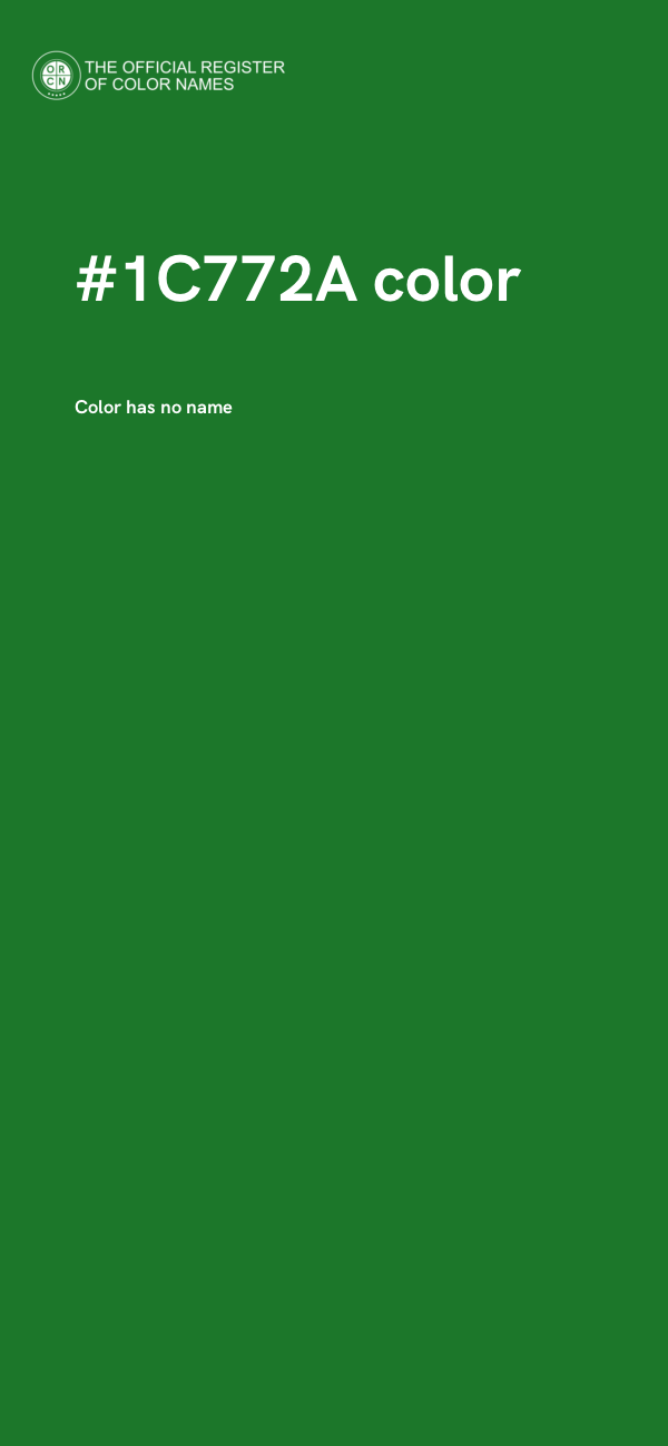 #1C772A color image