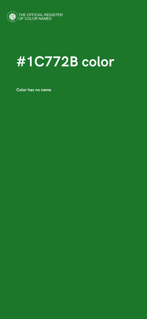 #1C772B color image