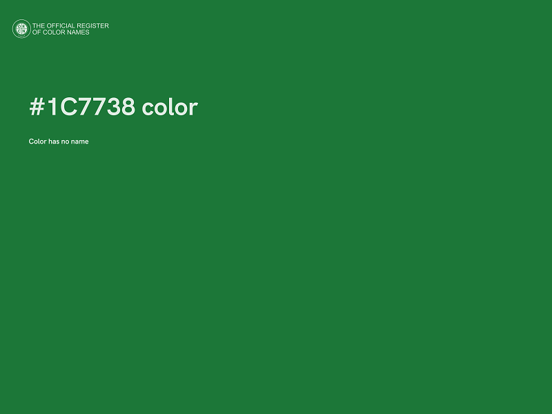 #1C7738 color image