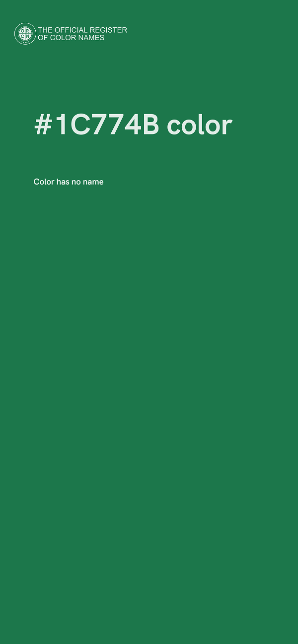 #1C774B color image