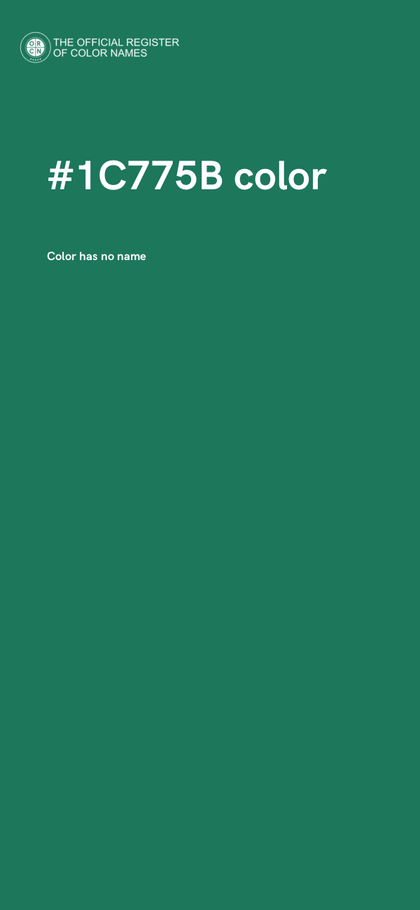#1C775B color image