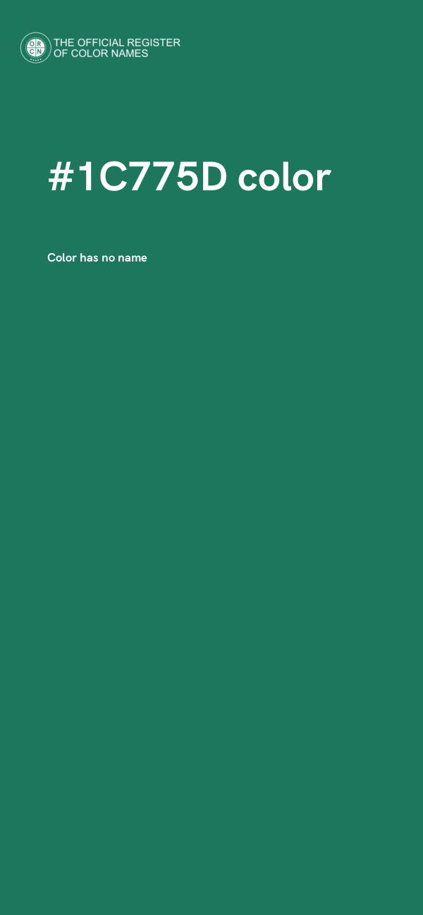 #1C775D color image