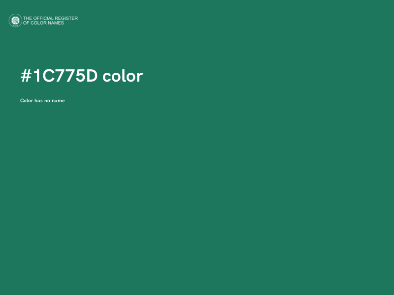 #1C775D color image