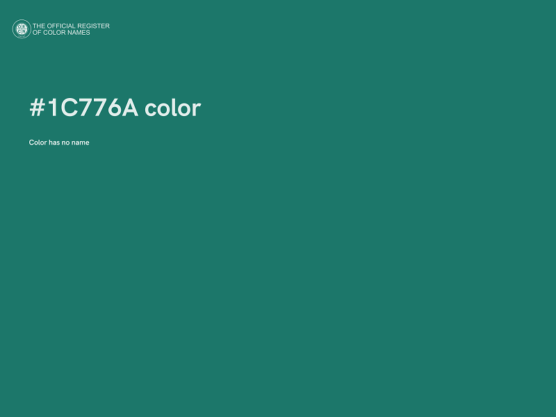 #1C776A color image