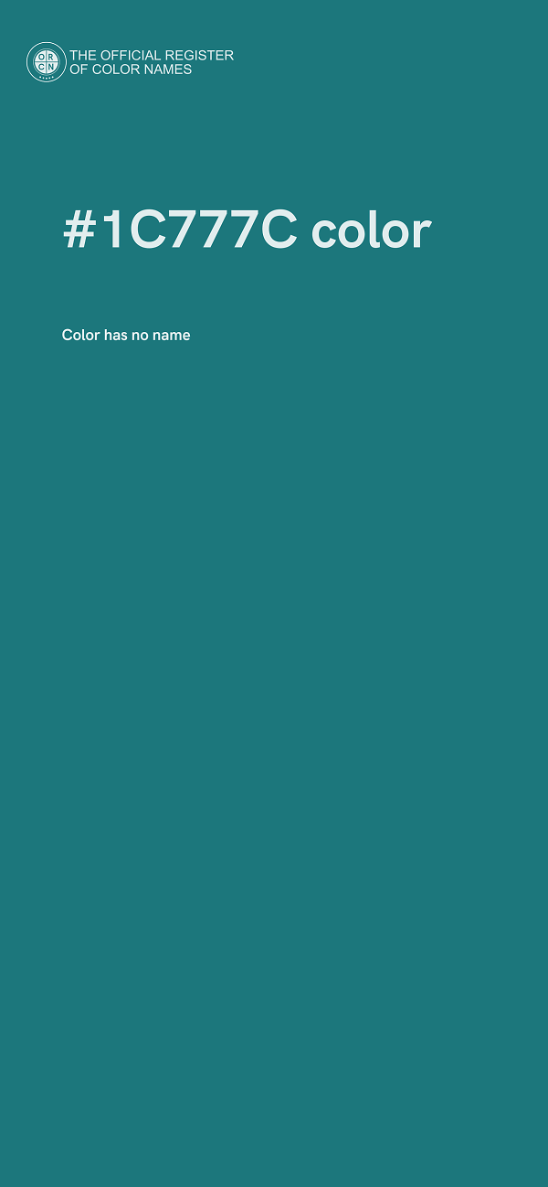 #1C777C color image
