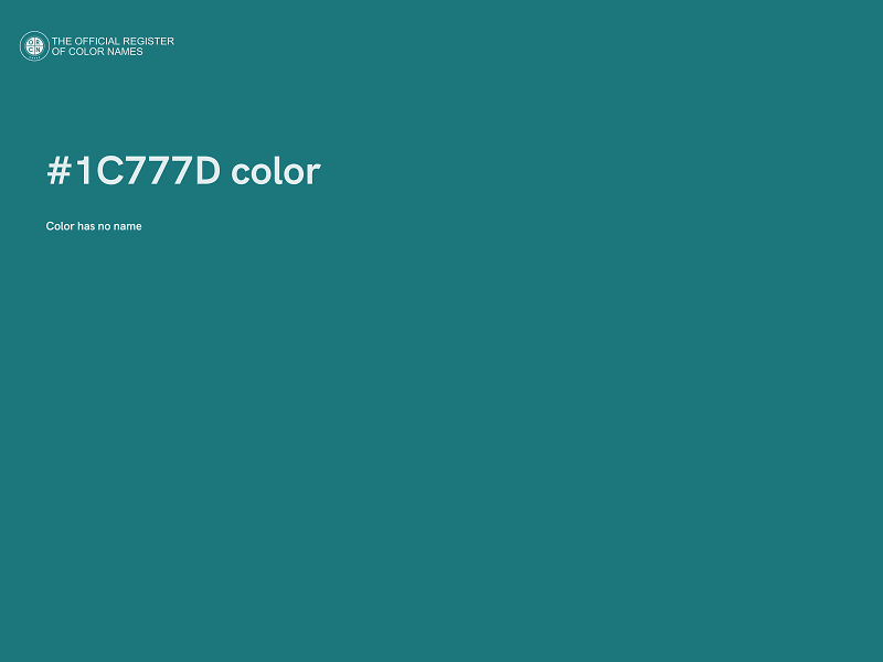 #1C777D color image