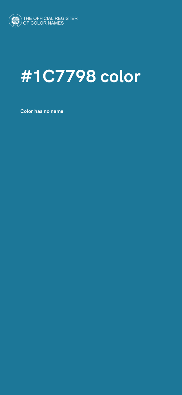 #1C7798 color image
