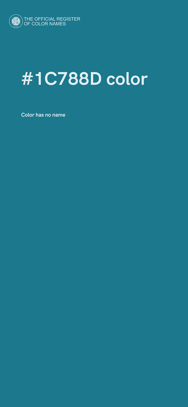 #1C788D color image