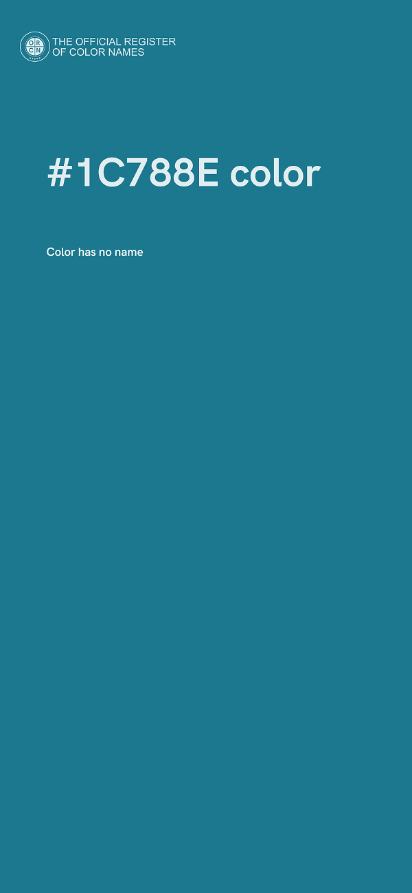 #1C788E color image
