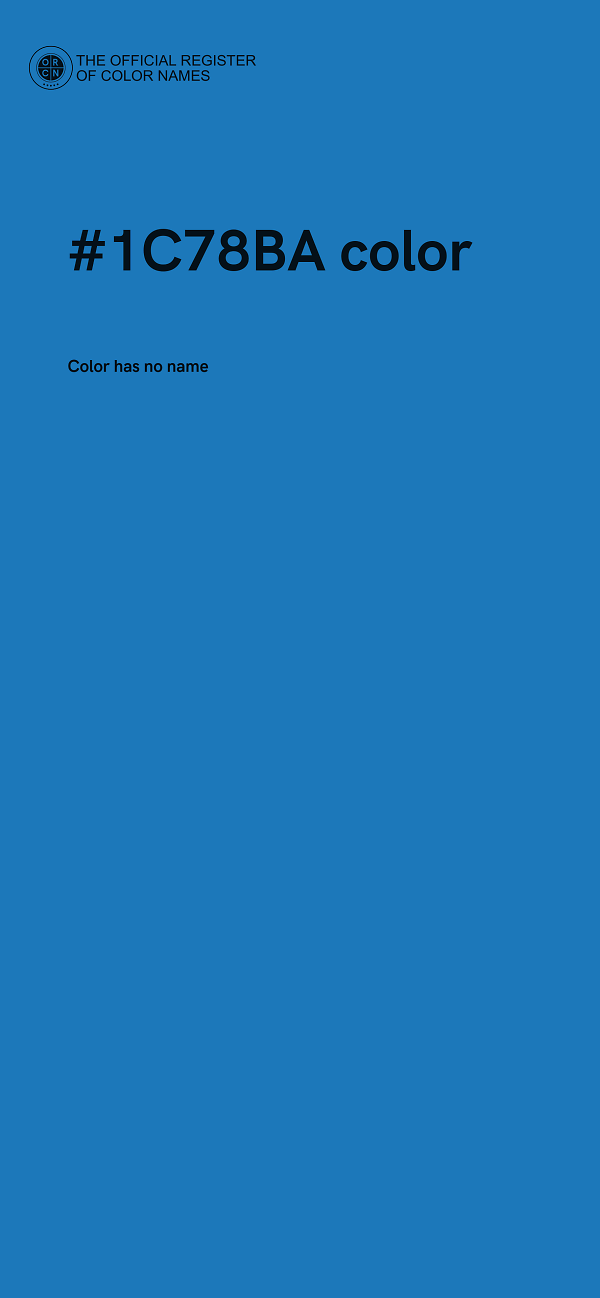 #1C78BA color image