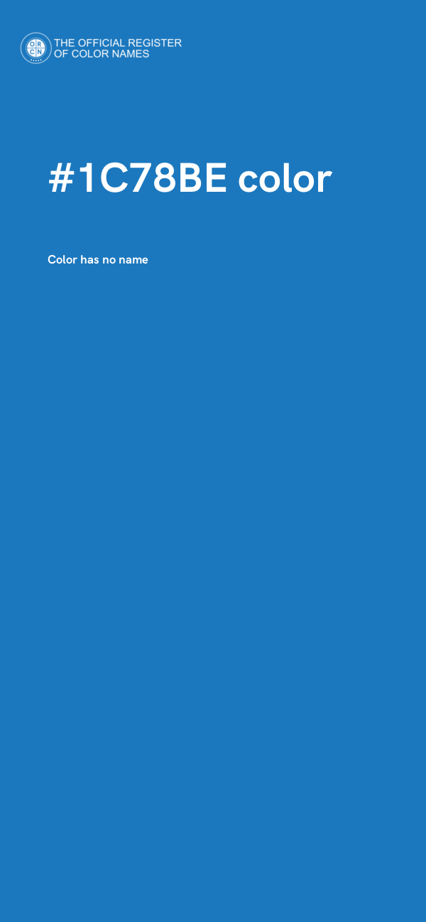 #1C78BE color image