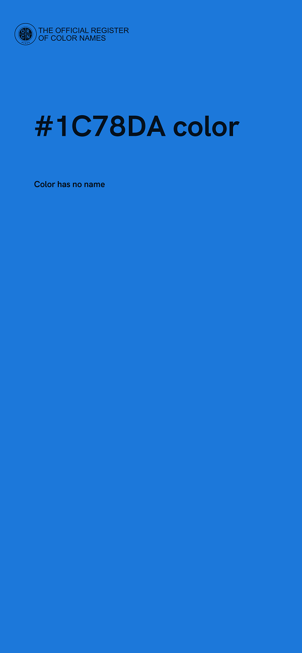 #1C78DA color image
