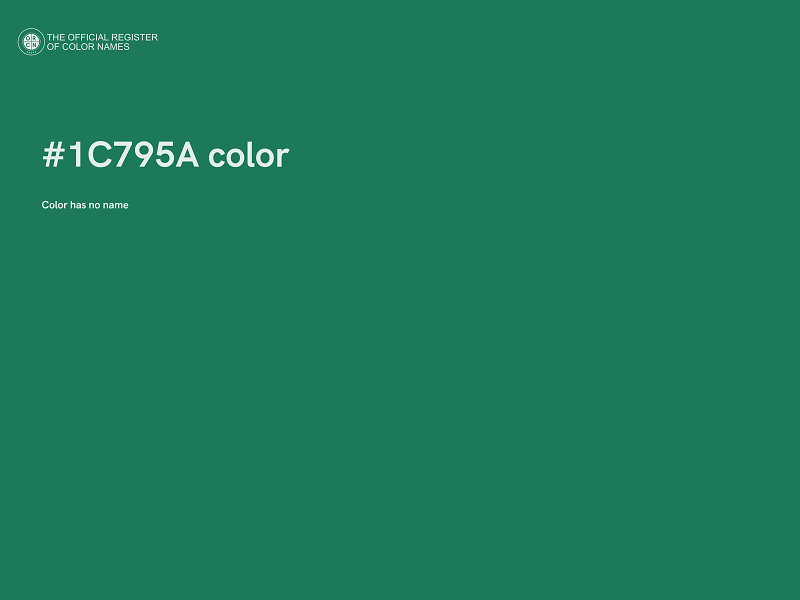 #1C795A color image