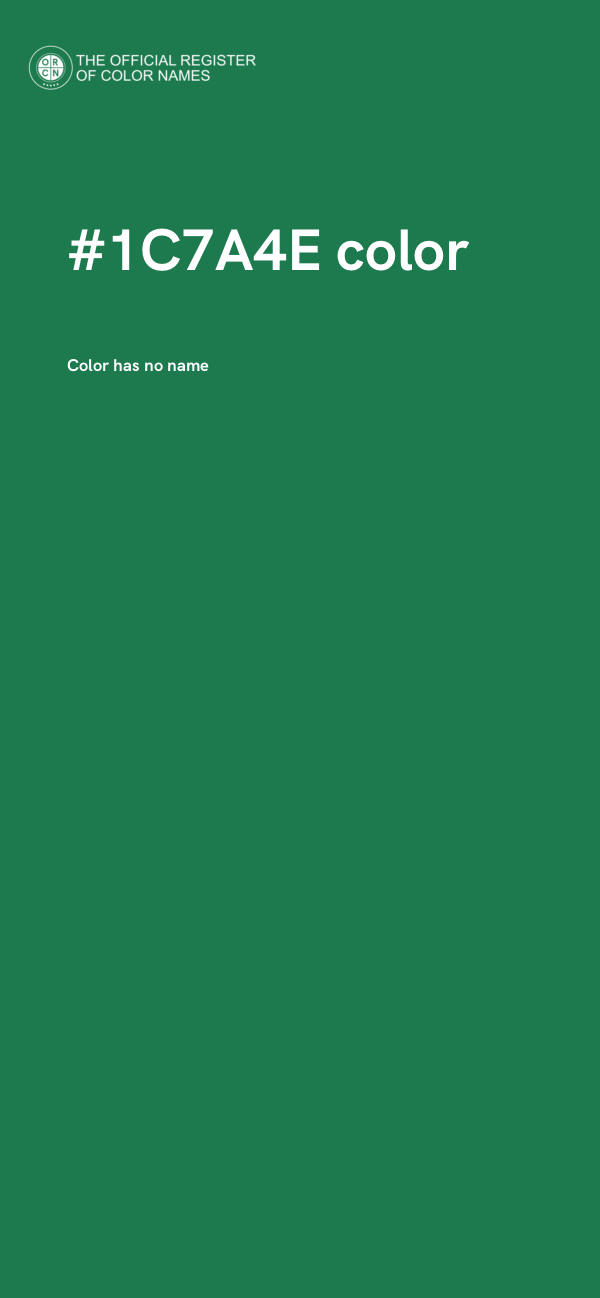 #1C7A4E color image