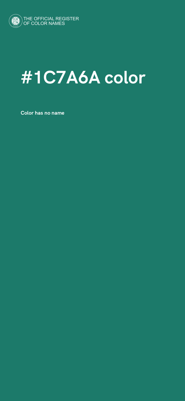 #1C7A6A color image