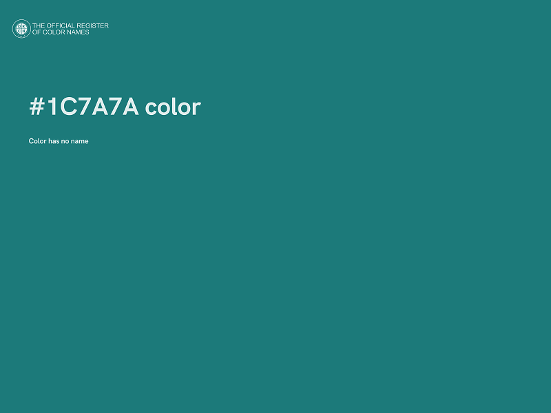 #1C7A7A color image