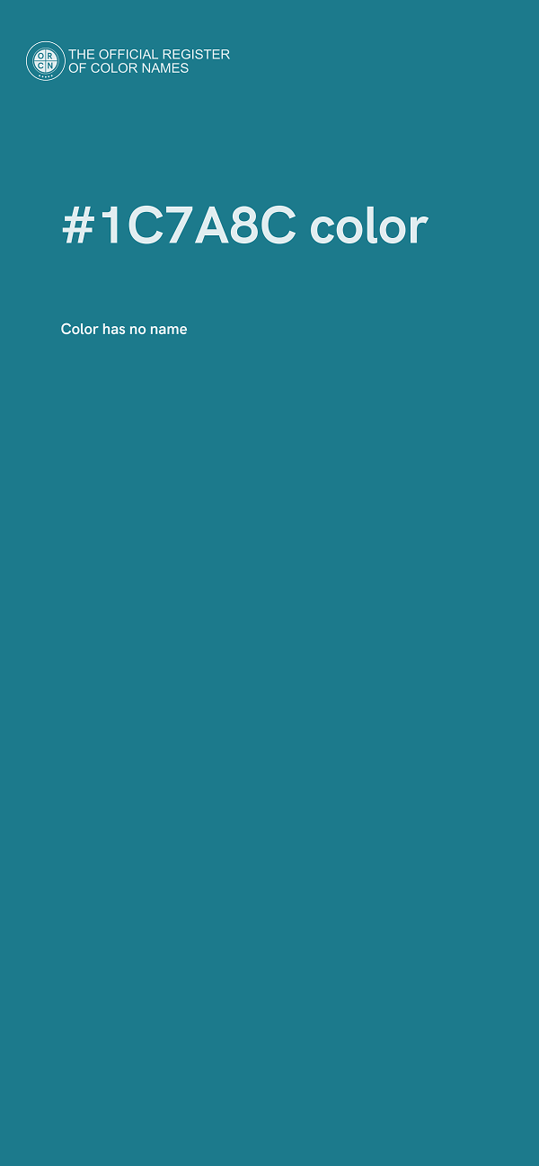 #1C7A8C color image