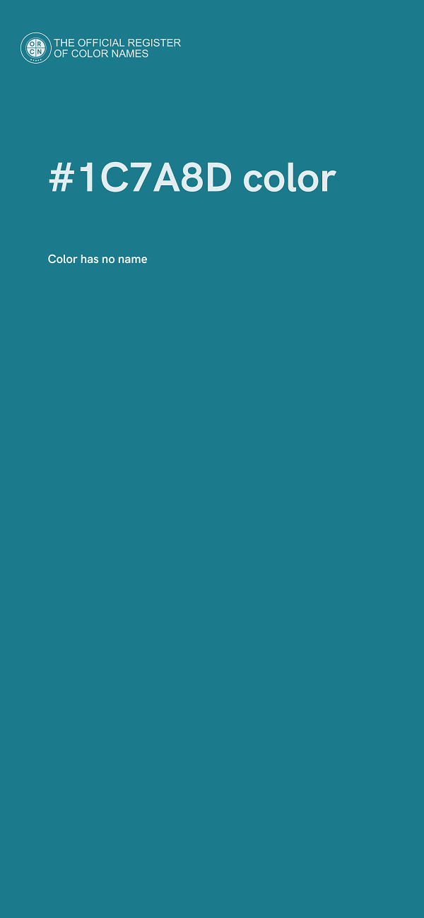 #1C7A8D color image