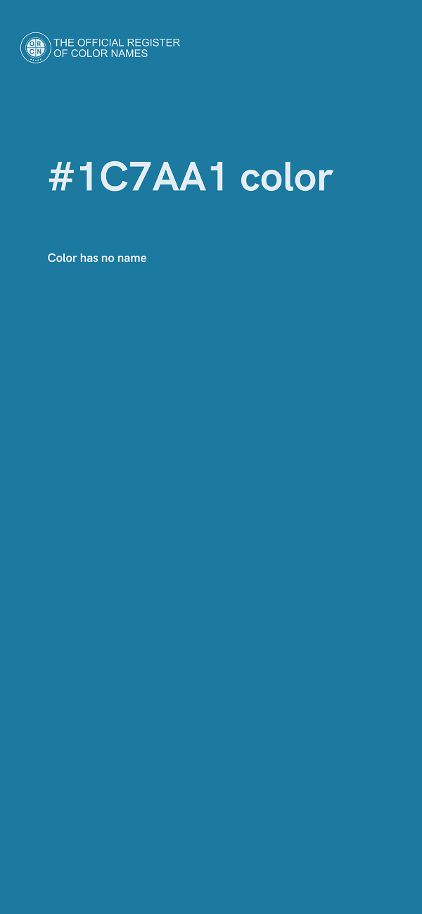 #1C7AA1 color image