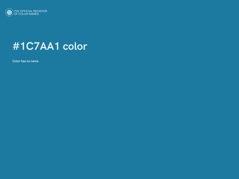 #1C7AA1 color image