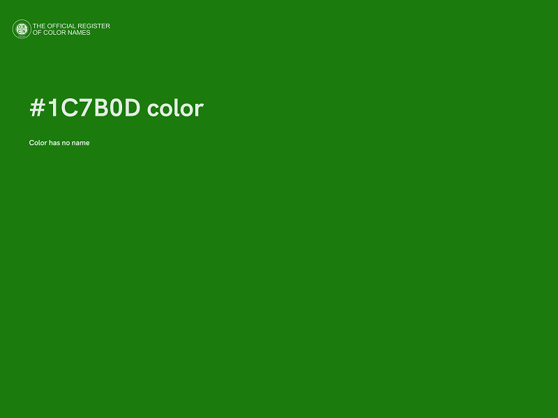 #1C7B0D color image