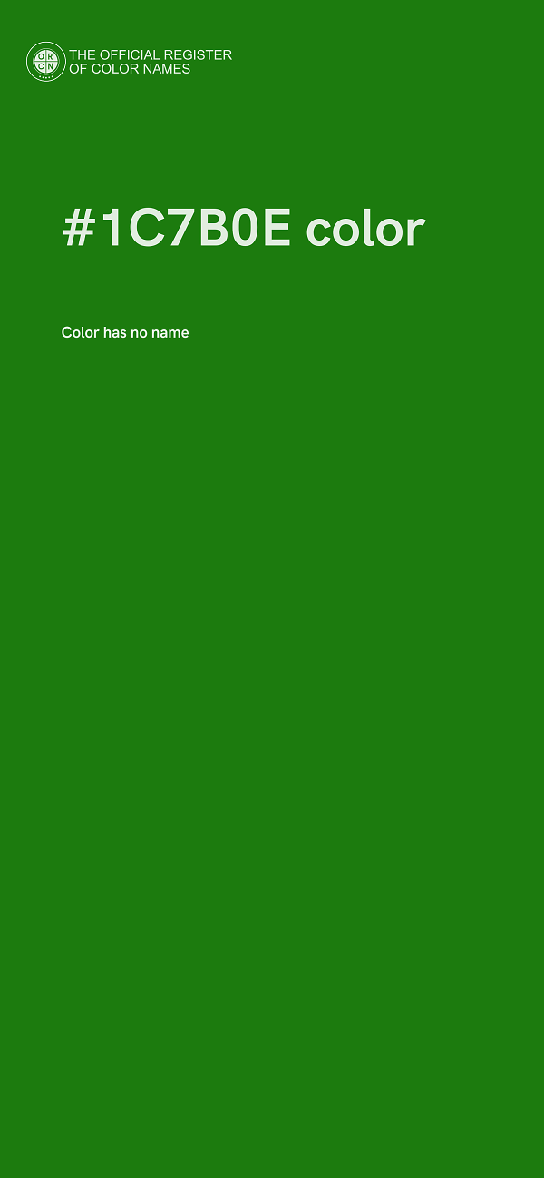 #1C7B0E color image