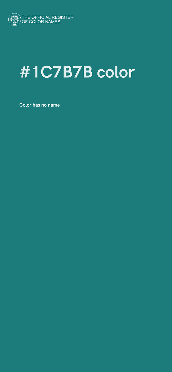 #1C7B7B color image
