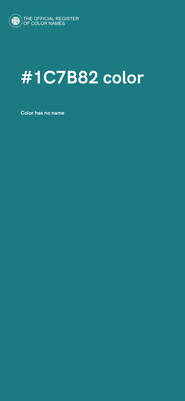 #1C7B82 color image