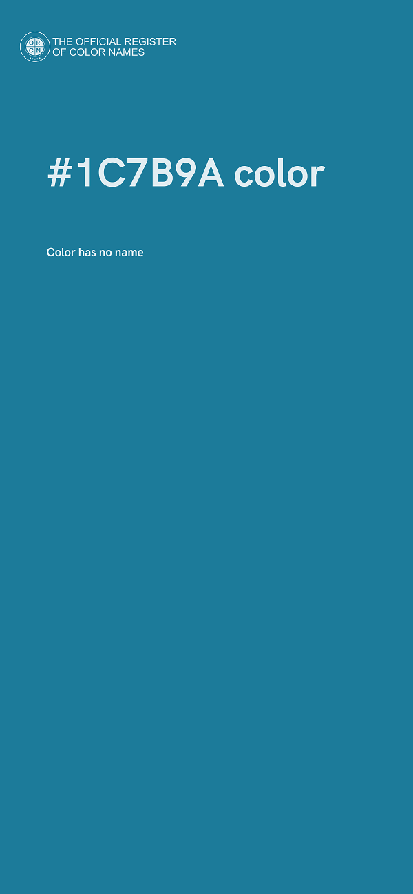 #1C7B9A color image