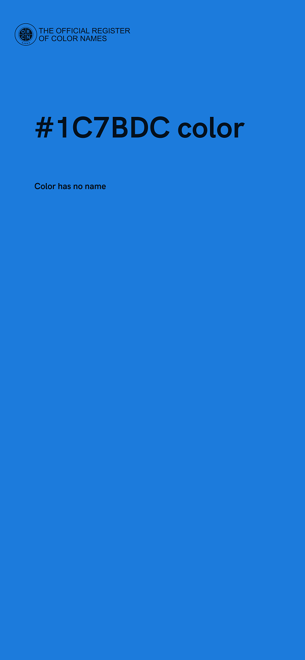 #1C7BDC color image